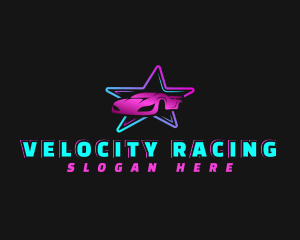 Car Racing Star logo design