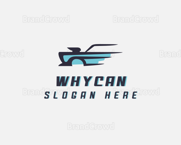 Fast Car Automobile Logo