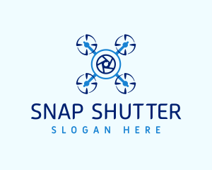 Shutter - Drone Surveillance Shutter logo design