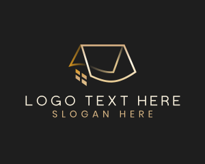 Roofing - Luxury Roofing Apartment logo design