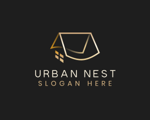 Apartment - Luxury Roofing Apartment logo design