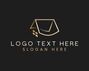 Renovate - Luxury Roofing Apartment logo design