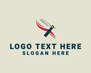 Razor - Men Shaver Styling logo design