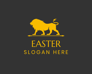 Enterprise - Elegant Golden Lion logo design