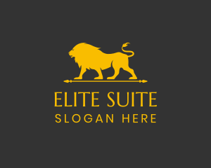 Suite - Elegant Golden Lion logo design