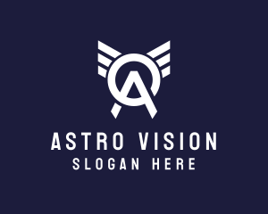 Aviation Wing Letter OA logo design