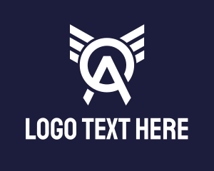 Airforce - Alpha Omega Wing logo design