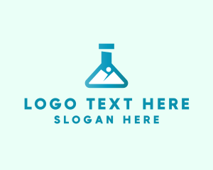 Lab Equipment - Mountain Science Lab logo design