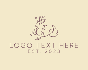 Twig - Garden Leaf Organic Florist logo design