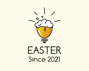 Bartender - Light Bulb Beer logo design