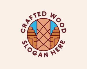 Carpentry Wood Lumber  logo design