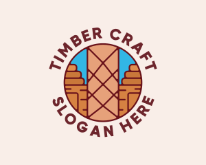 Wood - Carpentry Wood Lumber logo design