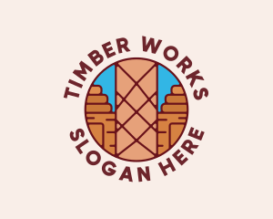 Lumber - Carpentry Wood Lumber logo design