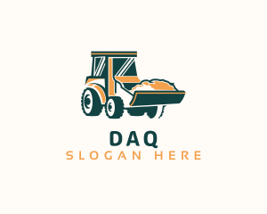 Backhoe - Backhoe Digger Quarry logo design