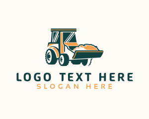 Dig - Backhoe Digger Quarry logo design