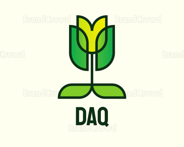 Eco Flower Tulip Logo