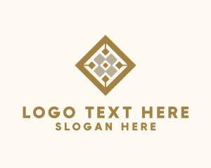 Luxurious - Diamond Luxury Tile logo design