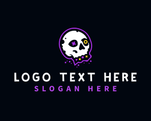 Team - Skull Gaming Player logo design