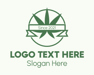 Herbal - Marijuana Dispensary Banner logo design