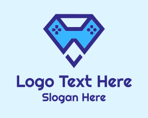 Game Store - Diamond Clan Controller logo design
