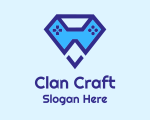 Clan - Diamond Clan Controller logo design