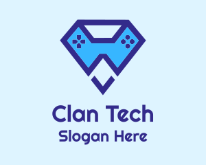 Clan - Diamond Clan Controller logo design