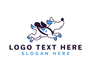 Mascot - Dog Traveling Bag logo design