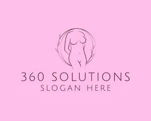 Nude Sexy Skin Care logo design