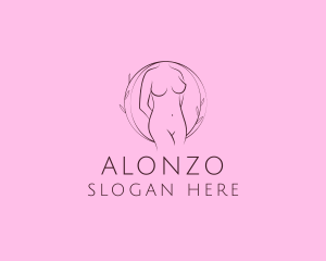 Nude Sexy Skin Care logo design