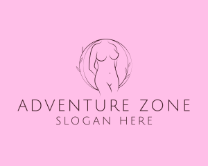 Nude Sexy Skin Care logo design