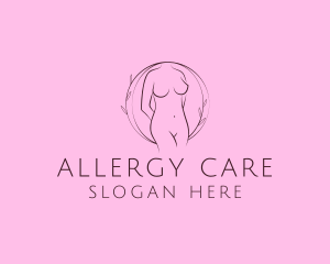 Nude Sexy Skin Care logo design