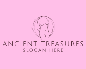 Nude Sexy Skin Care logo design