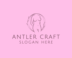 Nude Sexy Skin Care logo design