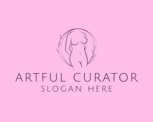 Nude Sexy Skin Care logo design