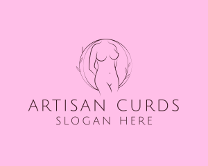 Nude Sexy Skin Care logo design