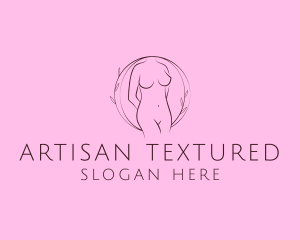 Nude Sexy Skin Care logo design