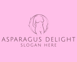 Nude Sexy Skin Care logo design