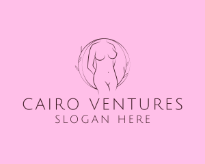 Nude Sexy Skin Care logo design