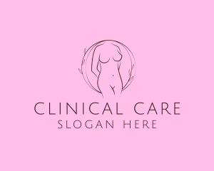 Nude Sexy Skin Care logo design