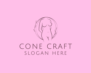 Nude Sexy Skin Care logo design