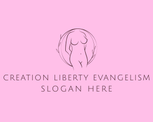 Nude Sexy Skin Care logo design