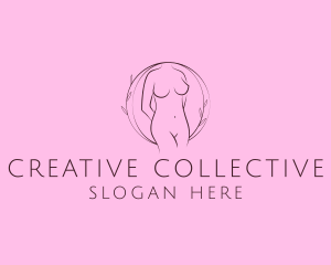 Nude Sexy Skin Care logo design