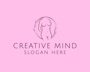 Nude Sexy Skin Care logo design