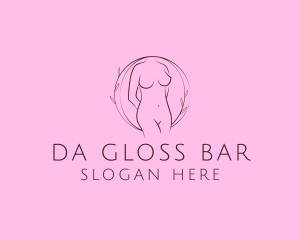 Nude Sexy Skin Care logo design