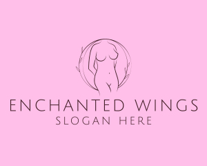 Nude Sexy Skin Care logo design