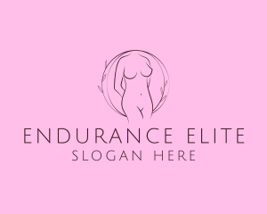 Nude Sexy Skin Care logo design