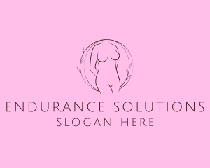 Nude Sexy Skin Care logo design