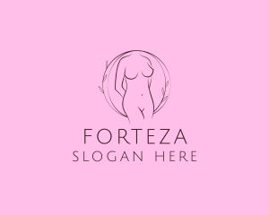 Nude Sexy Skin Care logo design