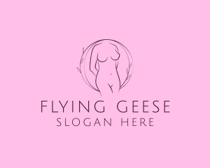 Nude Sexy Skin Care logo design