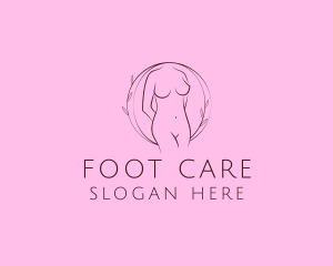 Nude Sexy Skin Care logo design